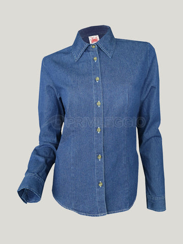 Blusa Ejecutiva de Mezclilla 1002D