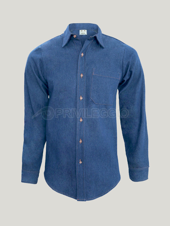 Camisa Ejecutiva de Mezclilla 1002C