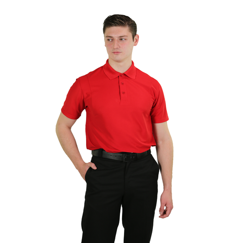 Playera Polo Dry-Fit Caballero, Roja DFC01C