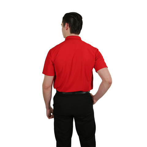 Playera Polo Dry-Fit Caballero, Roja DFC01C