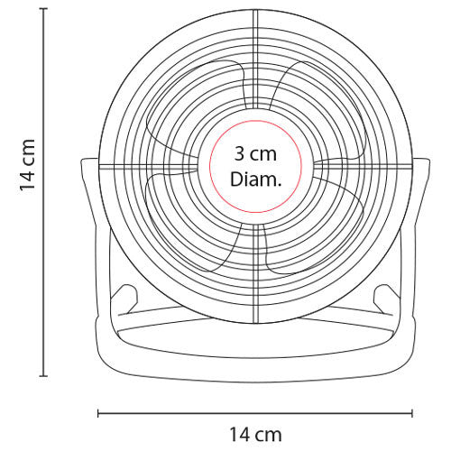 Mini Ventilador Hava LAP 008