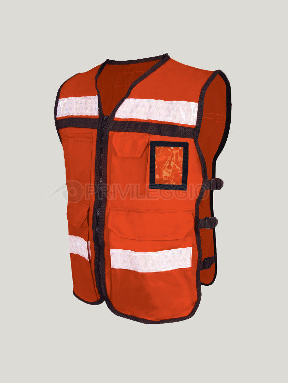 Chaleco Rescatista de Gabardina Abierto SR-2020