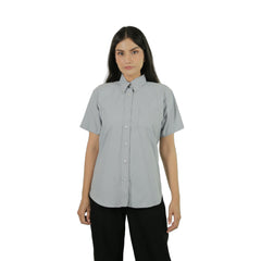 Blusa Dama, Gris Mate, Manga Corta
