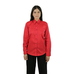Blusa Dama, Roja, Manga Larga