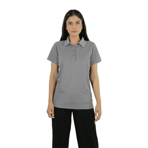 Playera Dry-Fit Dama, Gris